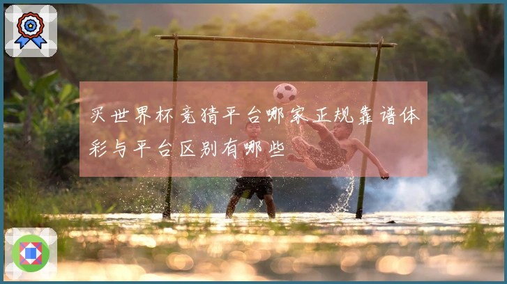 买世界杯竞猜平台哪家正规靠谱体彩与平台区别有哪些